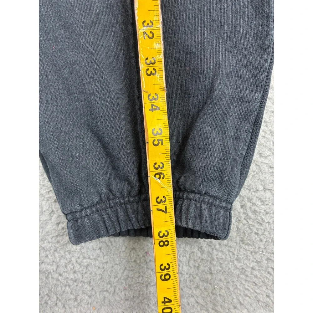 Nike Jordan Flight Fleece Jogger Sweatpants Mens L Black Washed Streetwear